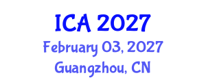 International Conference on Archaeology (ICA) February 03, 2027 - Guangzhou, China International Conference on Archaeology (ICA) February 03, 2027 - Guangzhou, China