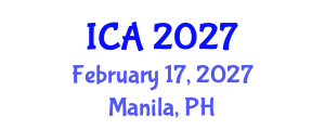 International Conference on Archaeology (ICA) February 17, 2027 - Manila, Philippines International Conference on Archaeology (ICA) February 17, 2027 - Manila, Philippines