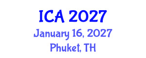 International Conference on Archaeology (ICA) January 16, 2027 - Phuket, Thailand International Conference on Archaeology (ICA) January 16, 2027 - Phuket, Thailand