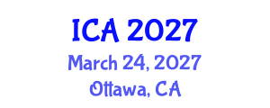 International Conference on Archaeology (ICA) March 24, 2027 - Ottawa, Canada International Conference on Archaeology (ICA) March 24, 2027 - Ottawa, Canada