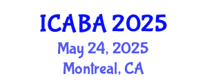 International Conference on Architectural and Building Acoustics (ICABA) May 24, 2025 - Montreal, Canada