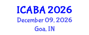 International Conference on Architectural and Building Acoustics (ICABA) December 09, 2026 - Goa, India International Conference on Architectural and Building Acoustics (ICABA) December 09, 2026 - Goa, India