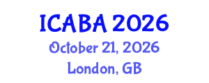 International Conference on Architectural and Building Acoustics (ICABA) October 21, 2026 - London, United Kingdom