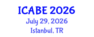 International Conference on Architectural and Building Engineering (ICABE) July 29, 2026 - Istanbul, Turkey