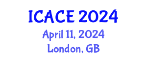 International Conference on Architectural and Civil Engineering (ICACE) April 11, 2024 - London, United Kingdom