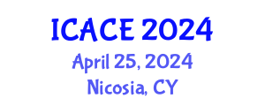 International Conference on Architectural and Civil Engineering (ICACE) April 25, 2024 - Nicosia, Cyprus