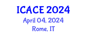 International Conference on Architectural and Civil Engineering (ICACE) April 04, 2024 - Rome, Italy