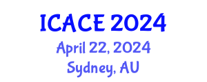 International Conference on Architectural and Civil Engineering (ICACE) April 22, 2024 - Sydney, Australia