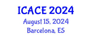 International Conference on Architectural and Civil Engineering (ICACE) August 15, 2024 - Barcelona, Spain