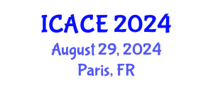 International Conference on Architectural and Civil Engineering (ICACE) August 29, 2024 - Paris, France