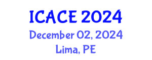 International Conference on Architectural and Civil Engineering (ICACE) December 02, 2024 - Lima, Peru