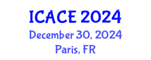 International Conference on Architectural and Civil Engineering (ICACE) December 30, 2024 - Paris, France
