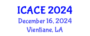 International Conference on Architectural and Civil Engineering (ICACE) December 16, 2024 - Vientiane, Laos
