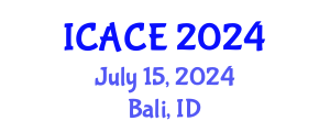 International Conference on Architectural and Civil Engineering (ICACE) July 15, 2024 - Bali, Indonesia