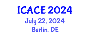 International Conference on Architectural and Civil Engineering (ICACE) July 22, 2024 - Berlin, Germany
