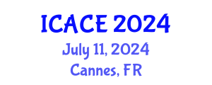 International Conference on Architectural and Civil Engineering (ICACE) July 11, 2024 - Cannes, France