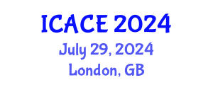 International Conference on Architectural and Civil Engineering (ICACE) July 29, 2024 - London, United Kingdom