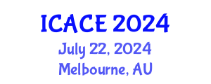International Conference on Architectural and Civil Engineering (ICACE) July 22, 2024 - Melbourne, Australia