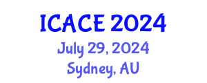 International Conference on Architectural and Civil Engineering (ICACE) July 29, 2024 - Sydney, Australia