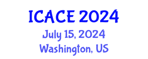International Conference on Architectural and Civil Engineering (ICACE) July 15, 2024 - Washington, United States