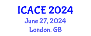 International Conference on Architectural and Civil Engineering (ICACE) June 27, 2024 - London, United Kingdom