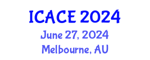 International Conference on Architectural and Civil Engineering (ICACE) June 27, 2024 - Melbourne, Australia