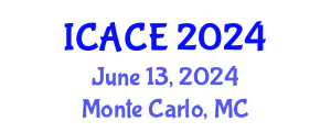 International Conference on Architectural and Civil Engineering (ICACE) June 13, 2024 - Monte Carlo, Monaco