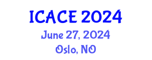 International Conference on Architectural and Civil Engineering (ICACE) June 27, 2024 - Oslo, Norway