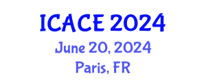 International Conference on Architectural and Civil Engineering (ICACE) June 20, 2024 - Paris, France