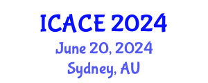 International Conference on Architectural and Civil Engineering (ICACE) June 20, 2024 - Sydney, Australia