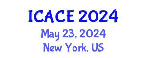 International Conference on Architectural and Civil Engineering (ICACE) May 23, 2024 - New York, United States