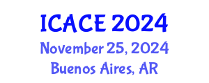 International Conference on Architectural and Civil Engineering (ICACE) November 25, 2024 - Buenos Aires, Argentina