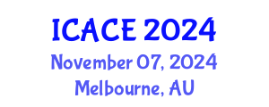 International Conference on Architectural and Civil Engineering (ICACE) November 07, 2024 - Melbourne, Australia