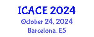 International Conference on Architectural and Civil Engineering (ICACE) October 24, 2024 - Barcelona, Spain