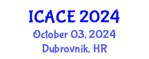 International Conference on Architectural and Civil Engineering (ICACE) October 03, 2024 - Dubrovnik, Croatia