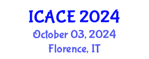 International Conference on Architectural and Civil Engineering (ICACE) October 03, 2024 - Florence, Italy