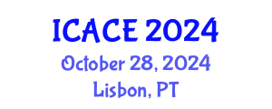 International Conference on Architectural and Civil Engineering (ICACE) October 28, 2024 - Lisbon, Portugal