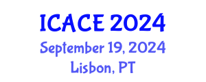 International Conference on Architectural and Civil Engineering (ICACE) September 19, 2024 - Lisbon, Portugal
