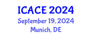 International Conference on Architectural and Civil Engineering (ICACE) September 19, 2024 - Munich, Germany