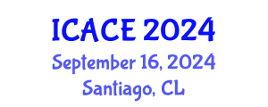 International Conference on Architectural and Civil Engineering (ICACE) September 16, 2024 - Santiago, Chile