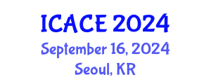 International Conference on Architectural and Civil Engineering (ICACE) September 16, 2024 - Seoul, Republic of Korea
