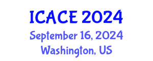 International Conference on Architectural and Civil Engineering (ICACE) September 16, 2024 - Washington, United States