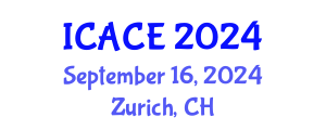 International Conference on Architectural and Civil Engineering (ICACE) September 16, 2024 - Zurich, Switzerland