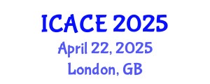 International Conference on Architectural and Civil Engineering (ICACE) April 22, 2025 - London, United Kingdom