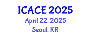 International Conference on Architectural and Civil Engineering (ICACE) April 22, 2025 - Seoul, Republic of Korea