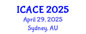 International Conference on Architectural and Civil Engineering (ICACE) April 29, 2025 - Sydney, Australia