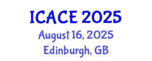 International Conference on Architectural and Civil Engineering (ICACE) August 16, 2025 - Edinburgh, United Kingdom