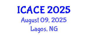 International Conference on Architectural and Civil Engineering (ICACE) August 09, 2025 - Lagos, Nigeria