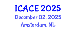 International Conference on Architectural and Civil Engineering (ICACE) December 02, 2025 - Amsterdam, Netherlands