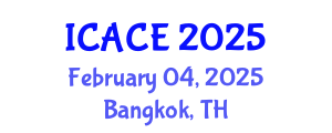 International Conference on Architectural and Civil Engineering (ICACE) February 04, 2025 - Bangkok, Thailand